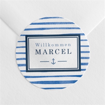 Sticker Geburt kleiner matrose