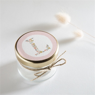 Sticker Geburt blumen alphabet - Vue 2