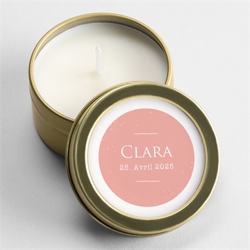 Kerze Geburt häschen mit luftballon