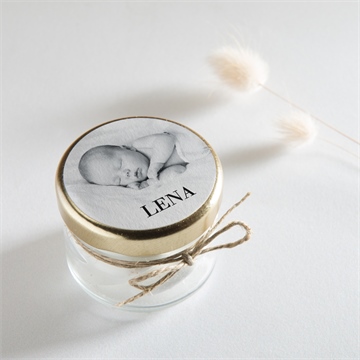 Sticker Geburt granatapfelrot - Vue 2