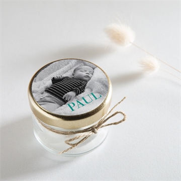 Sticker Geburt mintfarben - Vue 2