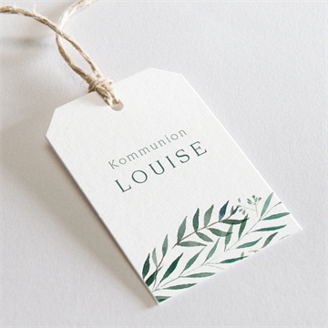 Geschenkanhänger Kommunion gartenfest