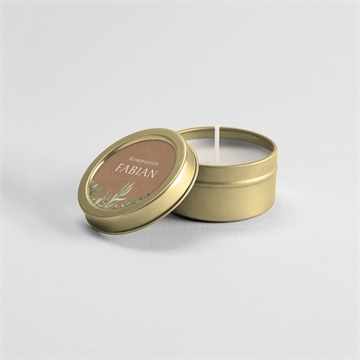 Kerze Kommunion pflanzenillustration - Vue 3