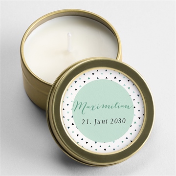 Kerze Kommunion festlich schick