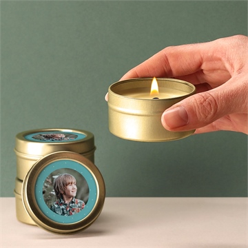 Kerze Kommunion silberner stern - Vue 2