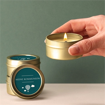 Kerze Kommunion schöne kleine symbole - Vue 2