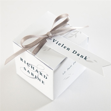 Geschenkbox Hochzeit schlicht & elegant - Vue 3