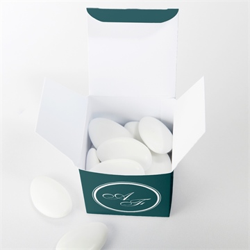 Geschenkbox Hochzeit klassisches monogramm - Vue 4