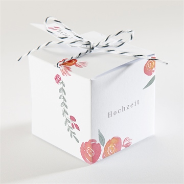 Geschenkbox Hochzeit blumenrahmen - Vue 2