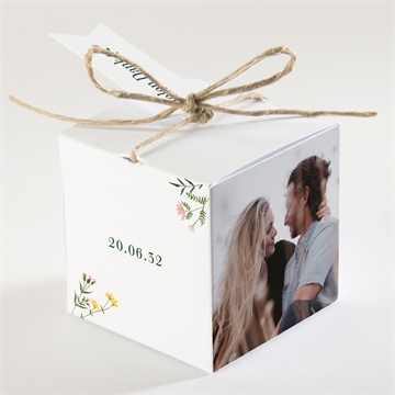 Geschenkbox Hochzeit wilde blumen - Vue 2