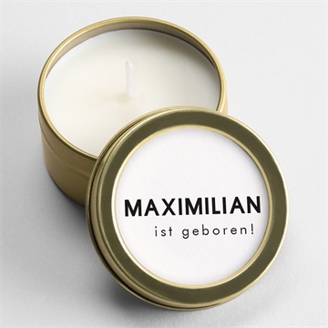 Kerze Geburt ref. N3601101