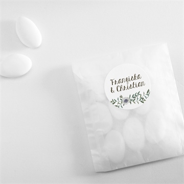 Aufkleber Hochzeit zarte blüte - Vue 4