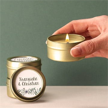 Kerze Hochzeit zarte blüte - Vue 2