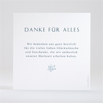 Dankeskarte Hochzeit exklusive freude - Vue 2