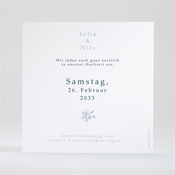 Save the Date Karte exklusive freude - Vue 2