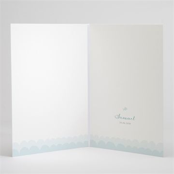 Kirchenheft Taufe matrose in blau - vue 3