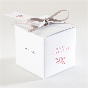 Geschenkbox Kommunion kupferblätterranke - Vue 2
