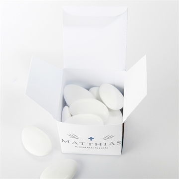 Geschenkbox Kommunion vergiss mich nicht - blau - Vue 4