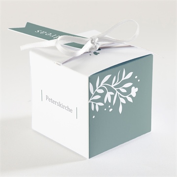 Geschenkbox Kommunion smaragdprägung - Vue 2