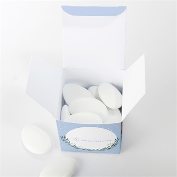 Geschenkbox Kommunion zartes blau - Vue 4