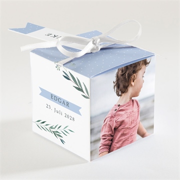 Geschenkbox Kommunion zartes blau - Vue 2