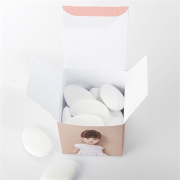 Geschenkbox Kommunion zartes rosa - Vue 4