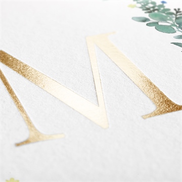 Trauerdanksagung sehnsucht - gold - Vue 2