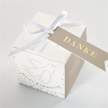 Geschenkbox Kommunion das sakrament - gold - Vue 4