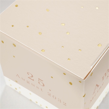 Geschenkbox Kommunion goldener fisch - gold - Vue 2