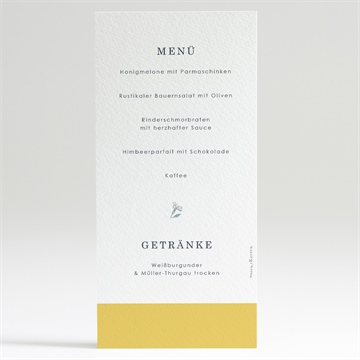 Menükarte Taufe fröhliches porträt - Vue 2