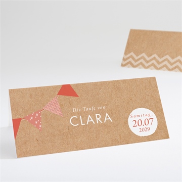 Tischkarte Taufe ref. N440728