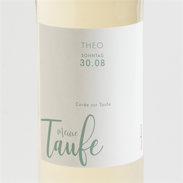 Flaschenetikett Taufe ref. N3001590