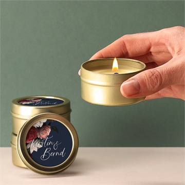 Kerze Hochzeit nachtblumen - Vue 2