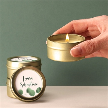 Kerze Hochzeit eukalyptus - Vue 2