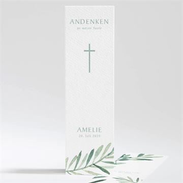 Andenken Taufe runder blumenkranz