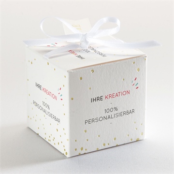 Geschenkbox Kommunion blanco-gold - Vue 3