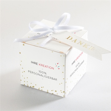 Geschenkbox Hochzeit blanco - geschenkbox - gold