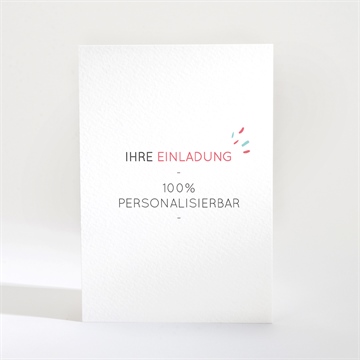 Hochzeitseinladung blanco - 9,5x9,5cm (n210112)