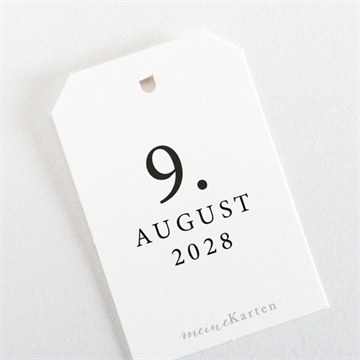 Geschenkanhänger Hochzeit fotoautomat schlicht - Vue 3