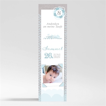 Andenken Taufe matrose in blau - magnet