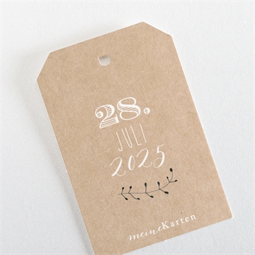 Geschenkanhänger Hochzeit festlichkeit - Vue 3