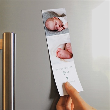 Andenken Taufe grünes licht -magnet - Vue 2