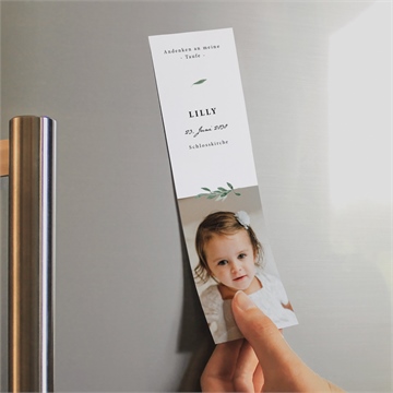 Andenken Taufe naturbezogen - magnet - Vue 2