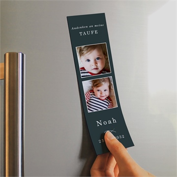 Andenken Taufe fisch - magnet - Vue 2