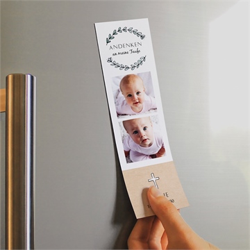 Andenken Taufe kleines programm - magnet - Vue 2