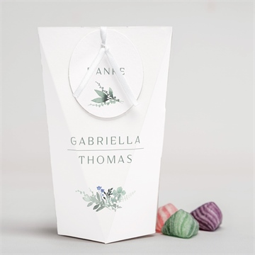 Geschenkbox Hochzeit aquarell poesie mit initiale 2