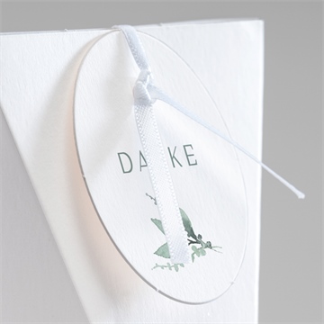 Geschenkbox Hochzeit aquarell poesie mit initiale 2 - Vue 2