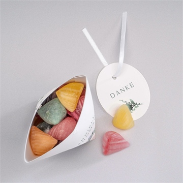 Geschenkbox Hochzeit aquarell poesie mit initiale 2 - Vue 3