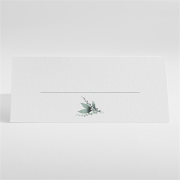 Tischkarte Hochzeit aquarell poesie mit initiale - Vue 2