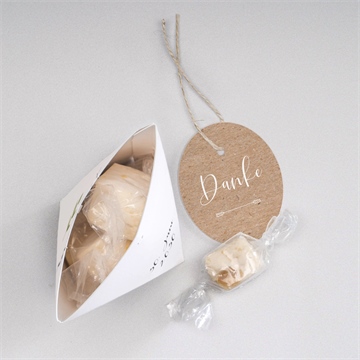 Geschenkbox Hochzeit blättertanz - schachtel - Vue 3